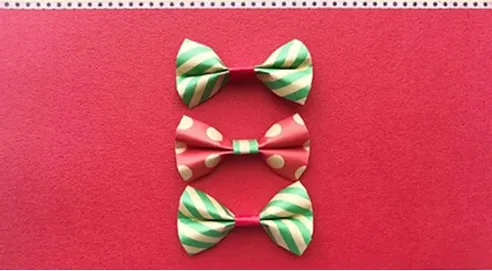 折り紙で作るリボン